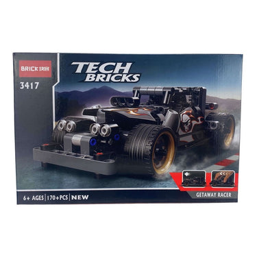 170 Pieces Getaway Racer Building Blocks Pullback Car